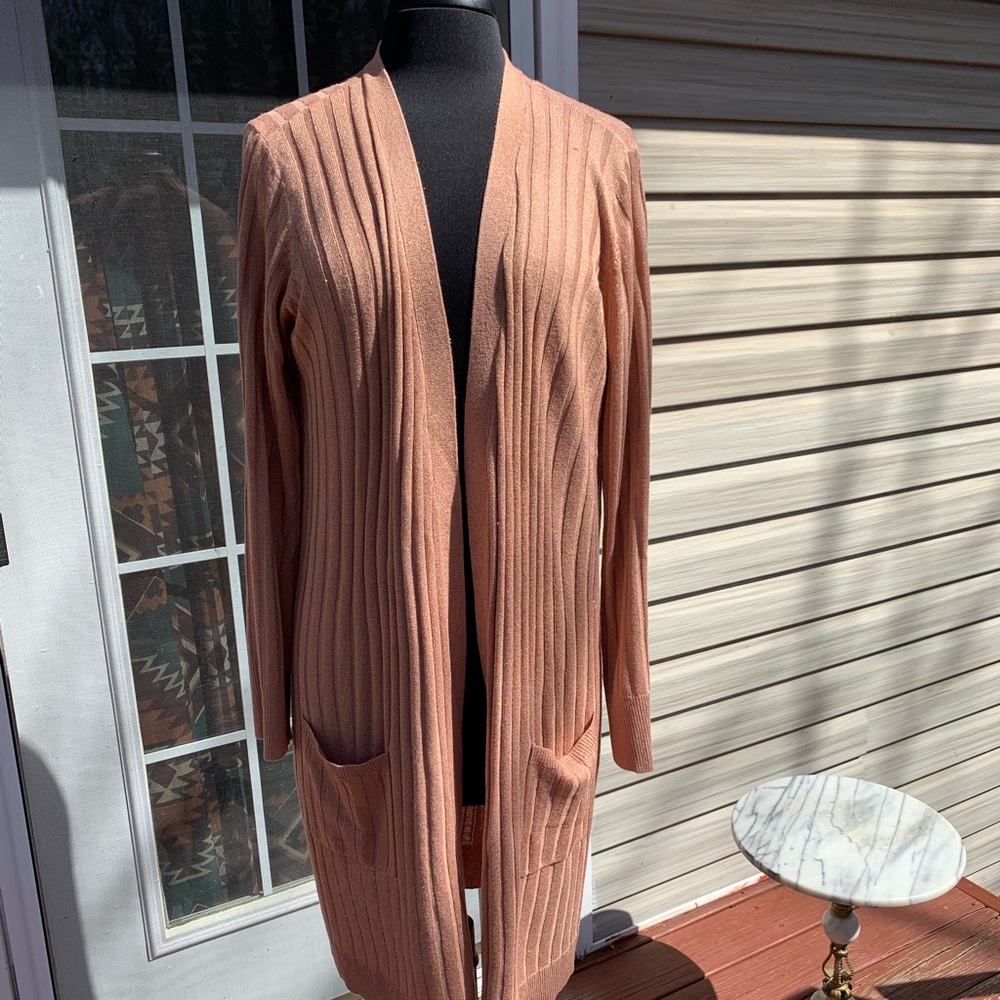 JM Collection Long Cardigan - Picture 1 of 8